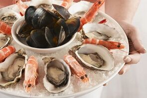fruits de mer pour le pouvoir